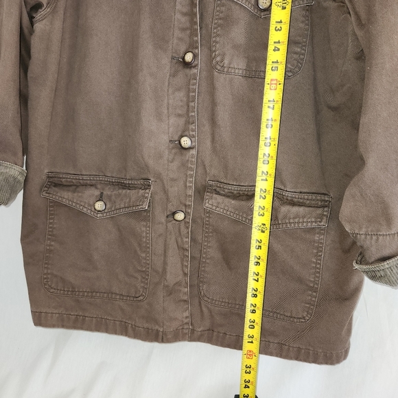 Vintage Y2K Dungarees High Sierra Men's Brown Grunge Field Jacket. Size L. - Picture 6 of 8